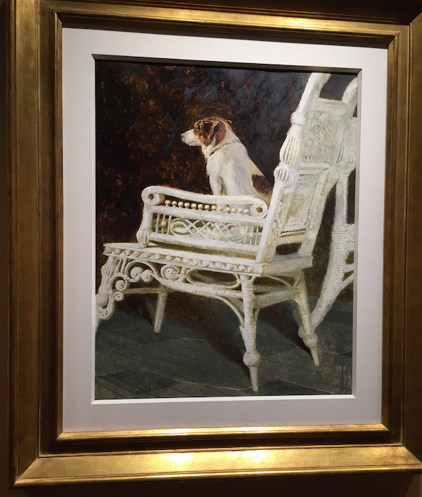 Jamie Wyeth at Adelson Galleries at the Winter Antique Show