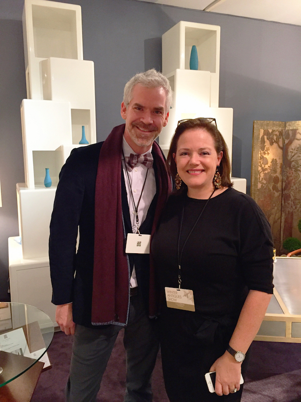 Jesse Carrier and Liz O'Briwn at the 2016 Young Collectors Night