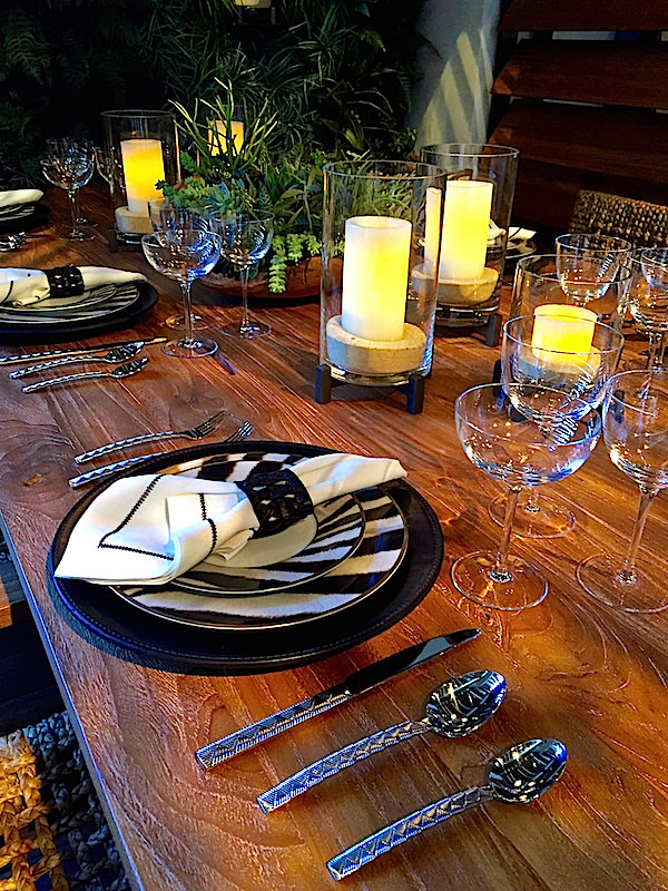 Ralph Lauren Black Palms collection at Dining by Design 2016