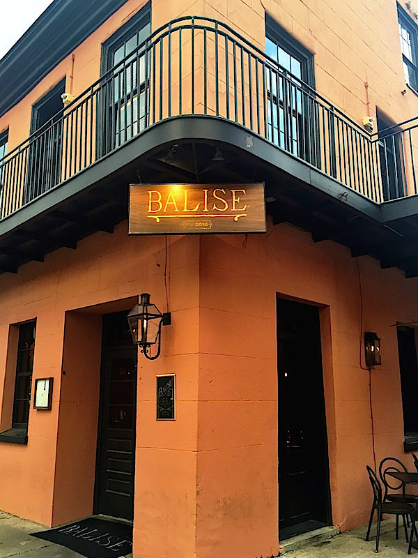 24 hours in New Orleans Balise restaurant