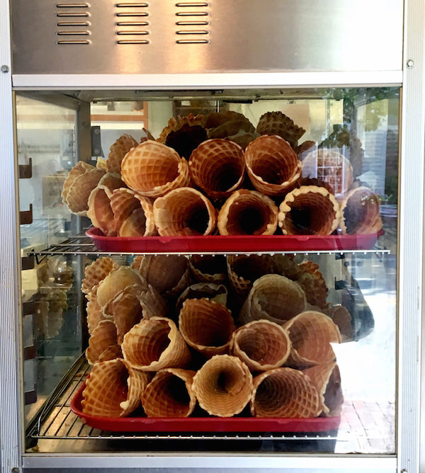 The Juice Bar waffle cones