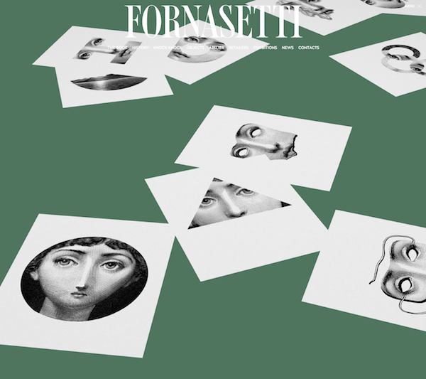 Websites that inspire - Fornasetti