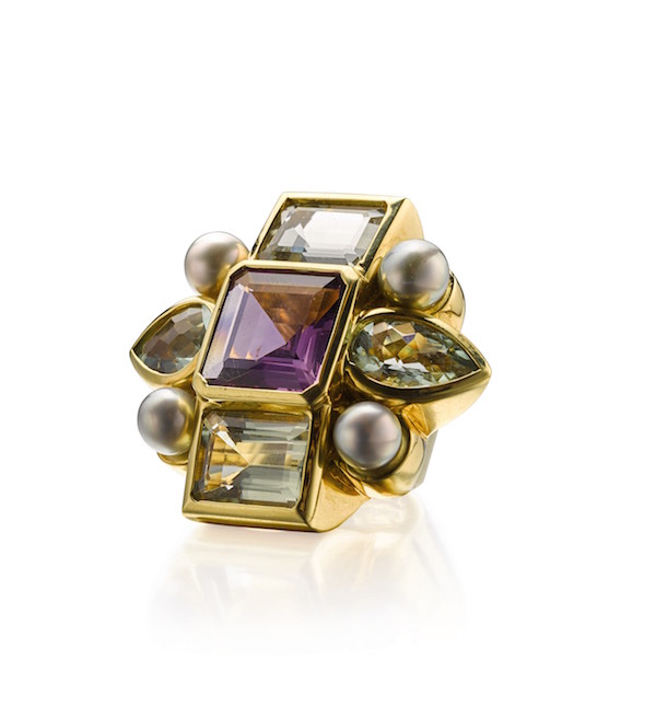 Tony Duquette jewelry ring