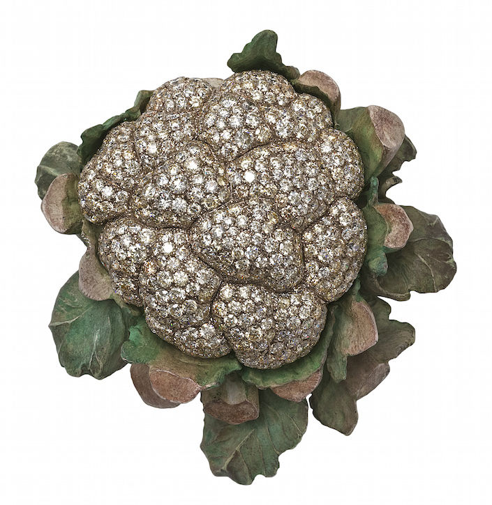 Hemmerle Cauliflower brooch in Jeweler by Stellene Volandes