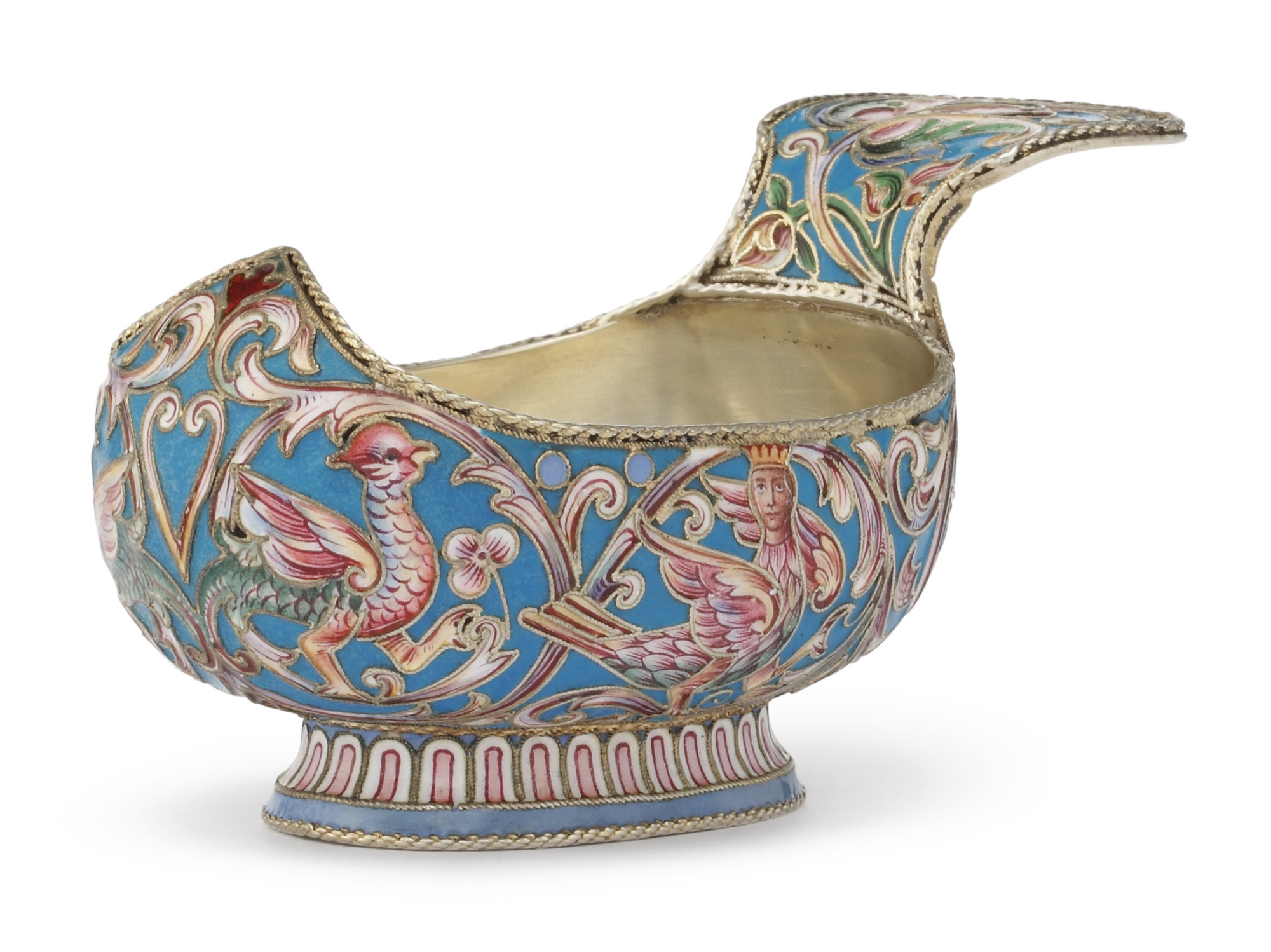 sothebys-fall-auctions-russian-silver-gilt-and-cloisonne-enamel-kovsh