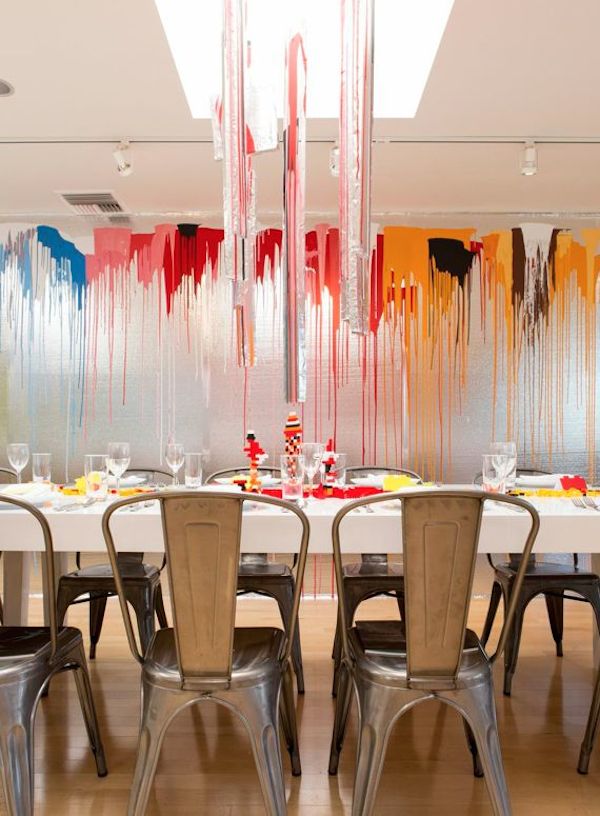 Doug Meyer designed dining room at Palos Verdes Art Center