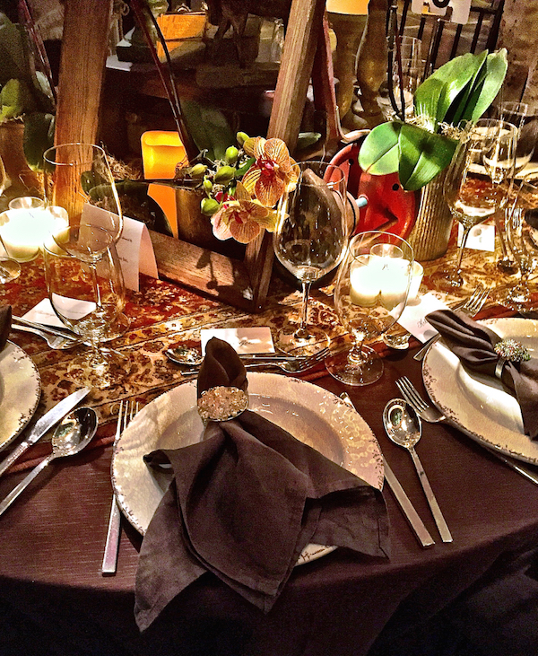 David Handy Events Orchid dinner table