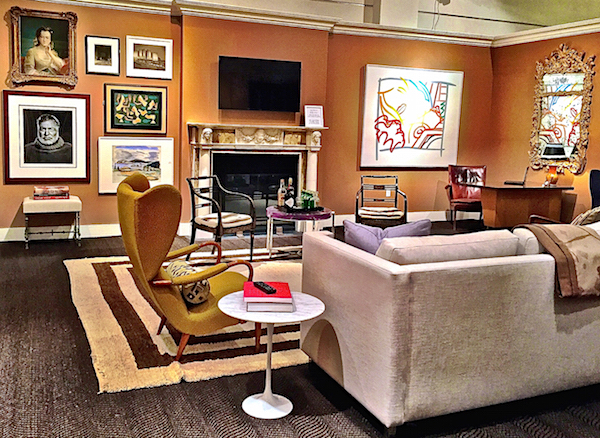 Eric Cohler family room at Sotheby's 2015 Showhouse