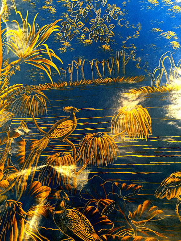 de Gournay le Bresil panoramic lacquer paper