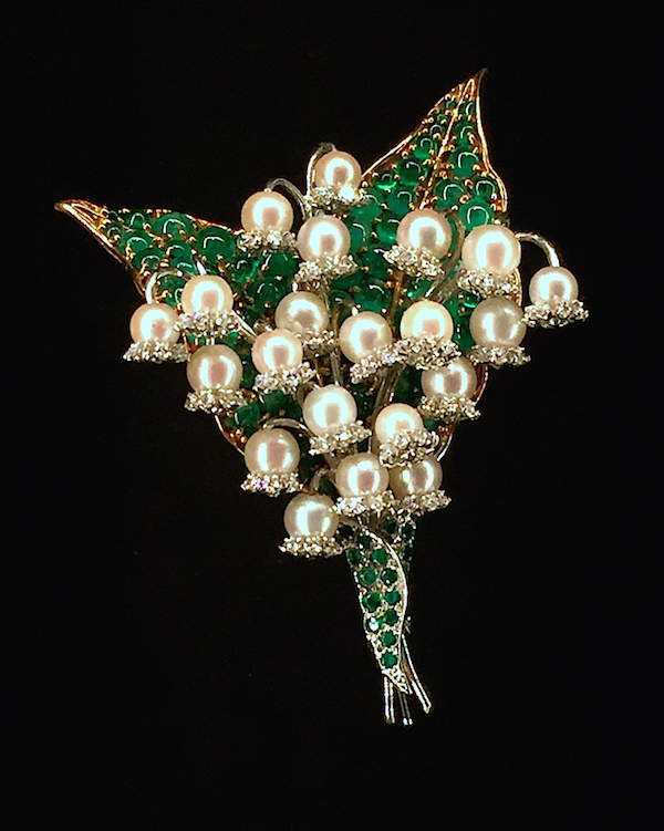 Verdura at 75 | Lily of the valley brooch