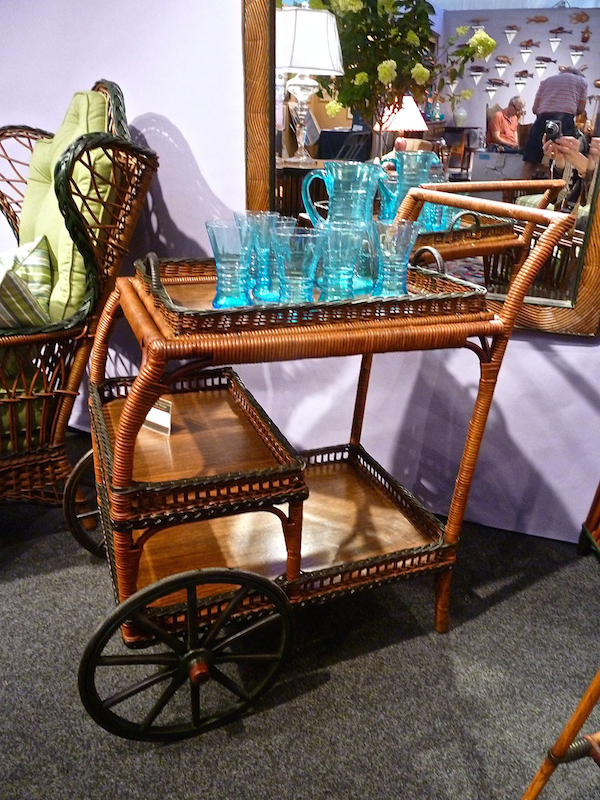 Antique American Wicker at the 2014 Antiques & Design Show of Nantucket