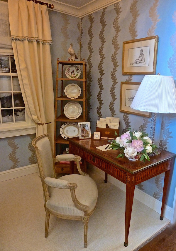 Jane Ellsworth vignette for Rooms with a View 2014 designer showhouse