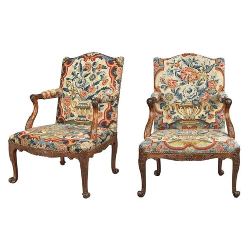 George III library chairs in Doyle New York auction