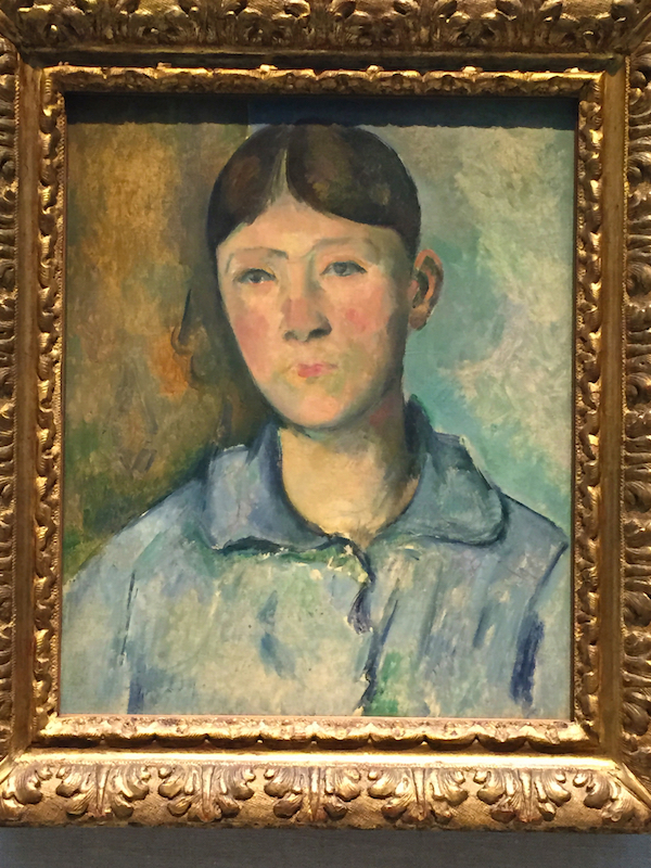 Portrait of Mme Cézanne at the Met