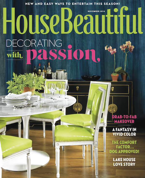 House Beautiful November 2014 issue