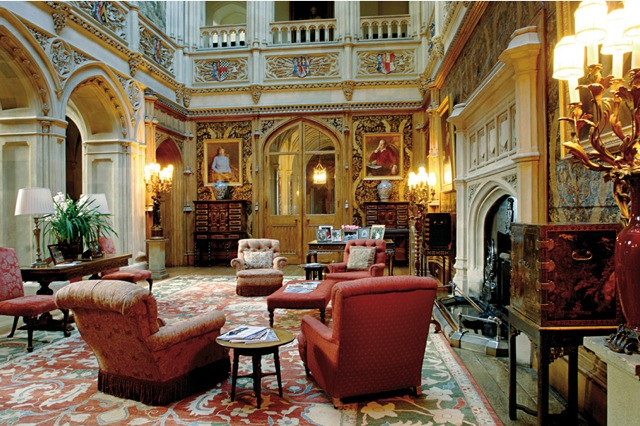 Highclere, the house used in Downton Abbey