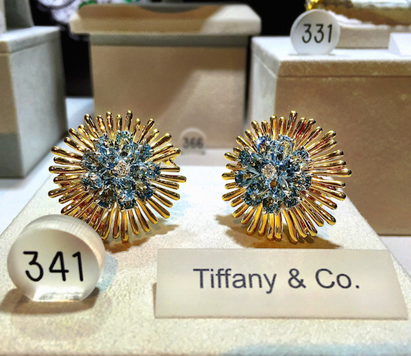 Tiffany earrings at Sotheby's Important Jewels