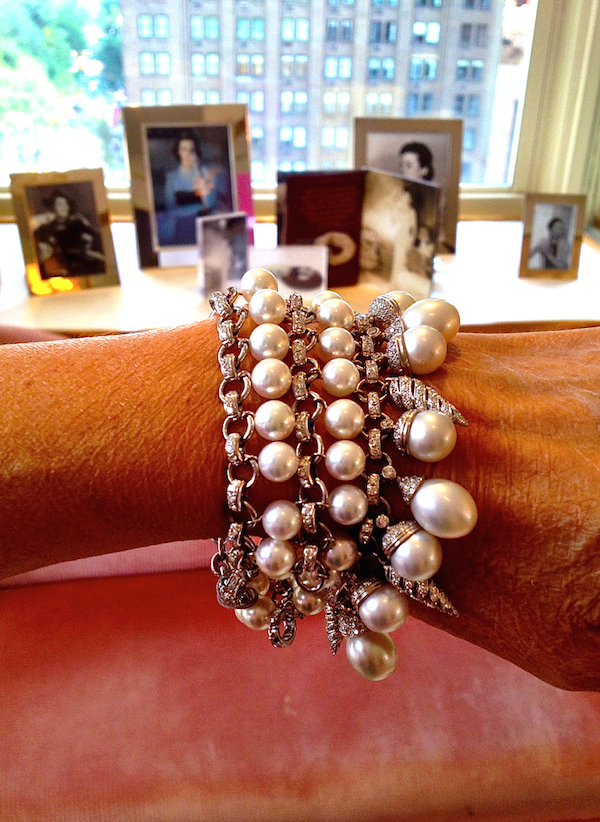 Verdura 75th anniversary collection pearl Lace bracelet