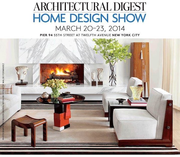 See You at the 2014 Architectural Digest Home Design Show