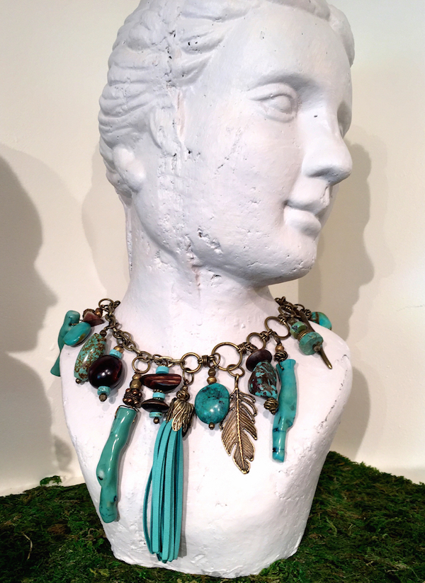 bohemiachic turquoise necklace