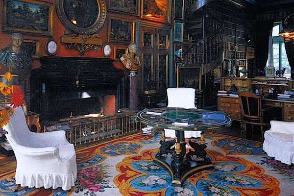 chateau de groussay library charles de beistegui