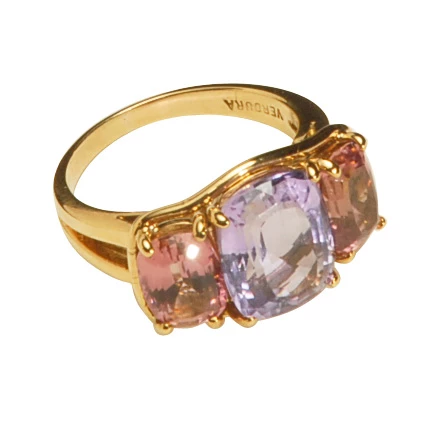 verdura amethyst and pink tourmaline