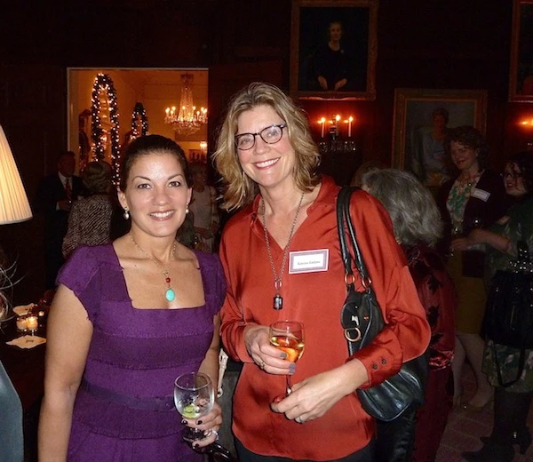 Allison Caccoma and Karin Eaton Decorators Club Holiday Party