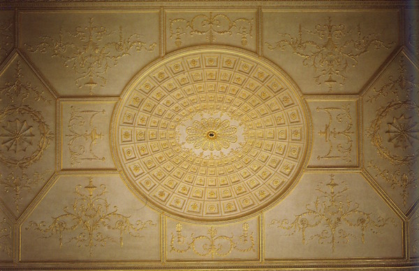 Geoffrey Preston plasterwork at  Uppark House