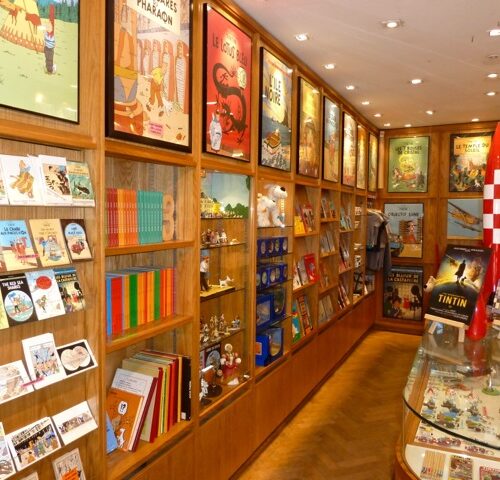 Tintin store in Covent Garden, London