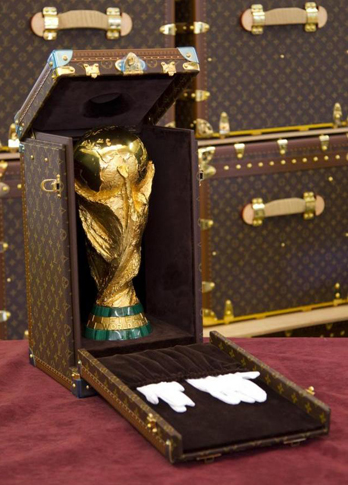 FIFA commissions louis vuitton to design traveling case for world cup trophy