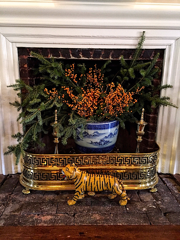 Christmas in Connecticut at designer Lisa Hilderbrand's antique home