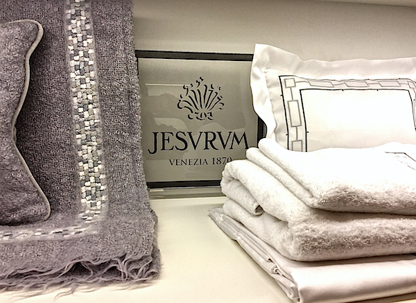 Jesurum luxury linens at E. Braun