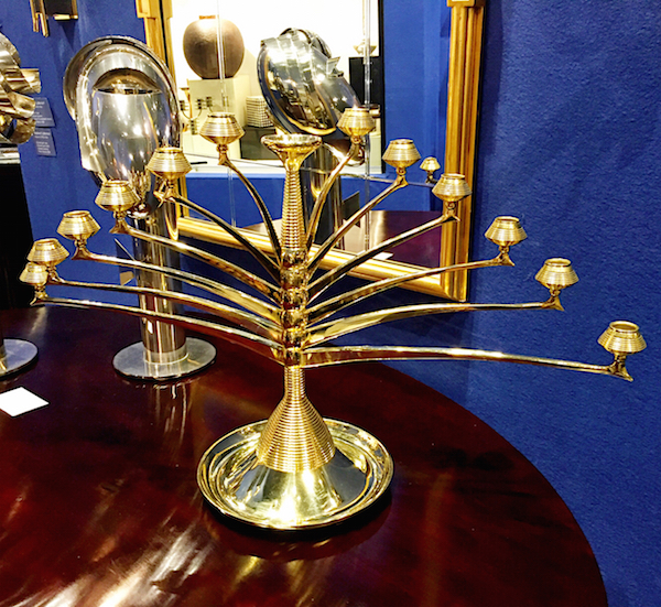 Bruno Paul candelabra at Winter Antiques Show