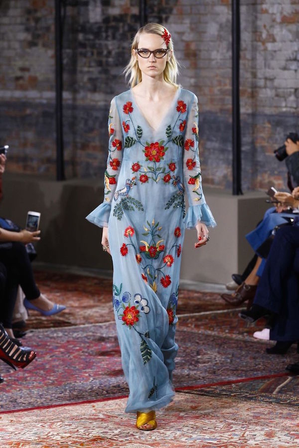 Gucci resort 2016 flowered dress