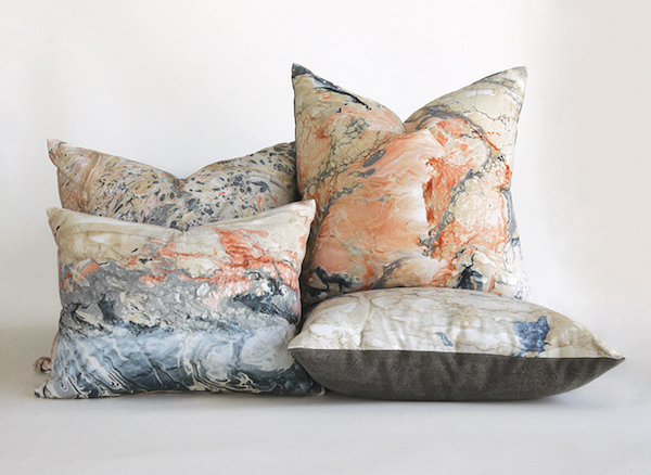 Rule of 3 pillows at Ancien et Moderne Paris Pop Up