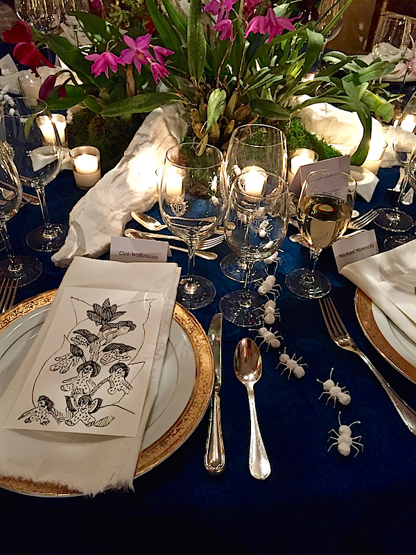 Brockschmidt & Coleman and Le Fleuriste 2016 Orchid Dinner table