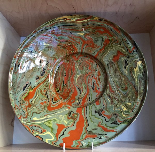 Marbleware platter at La Tuile a Loup