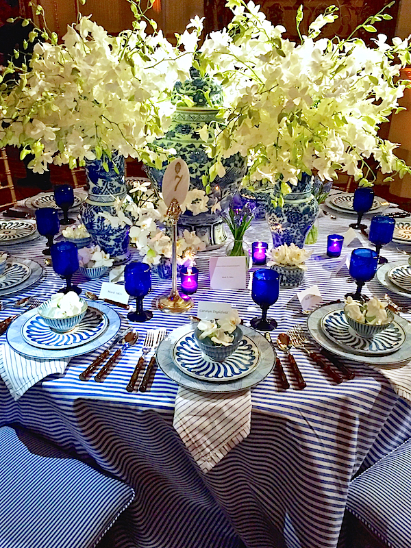 Mark Sikes Botanical Garden Orchid Dinner table