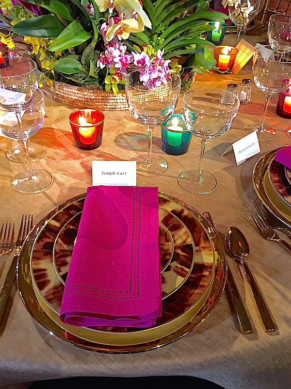 Ralph Lauren Botanical Garden Orchid Dinner table