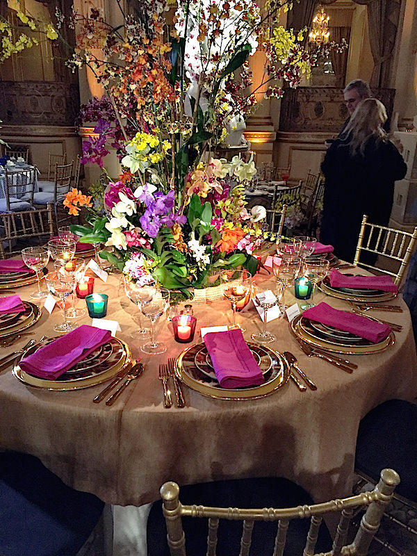 Ralph Lauren Botanical Garden Orchid Dinner table