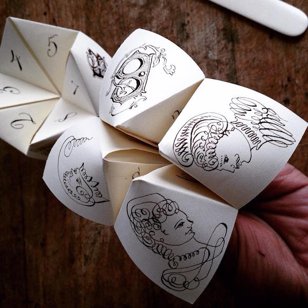 Valentine's cootie catcher