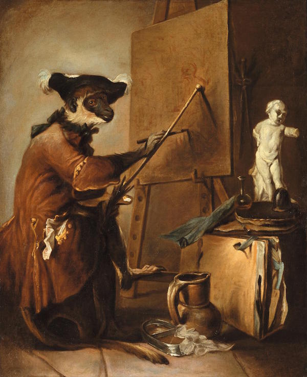 Year of the Monkey | Jean Baptiste Simeon Chardin The Monkey as Antiquarian