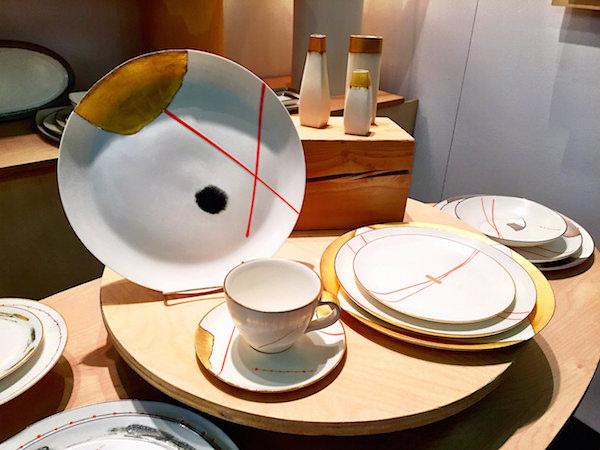 Daniel Levy porcelain at the Architectural Digest Design show