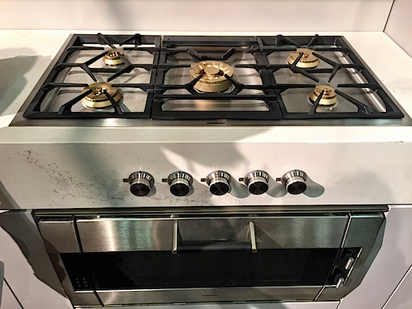 Gaggenau cooktop at the AD Design Show