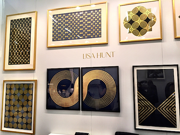 Lisa Hunt prints at the AD DEsign show