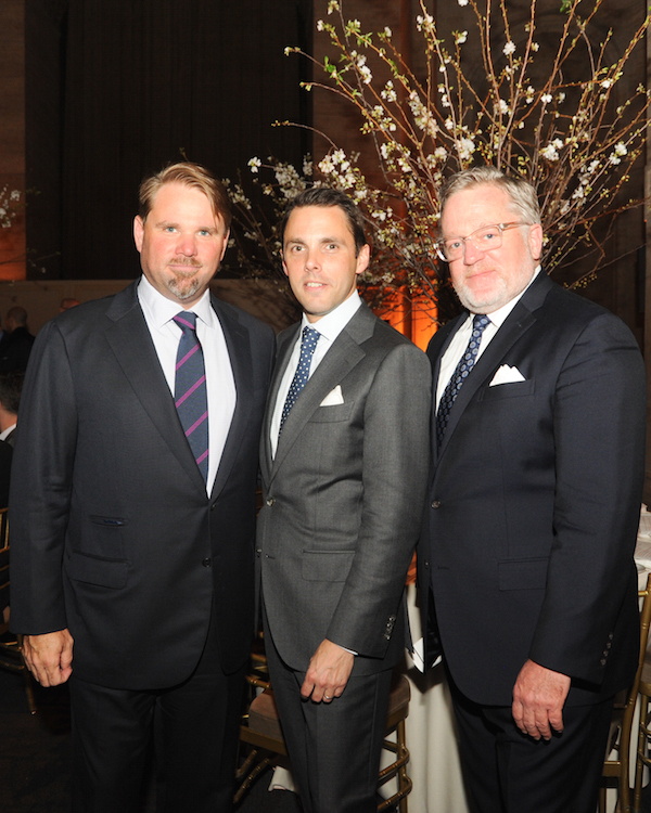 New York School of Interior Design gala - Michael Phillips, David Sprouls, Newell Turner