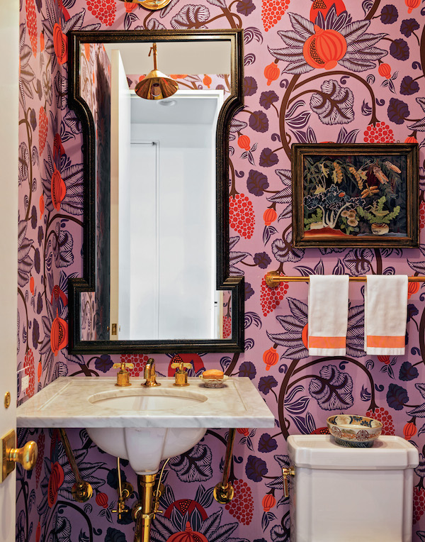 Tilton Fenwick powder room in It's the Little Things, photo by Trevor Tondro