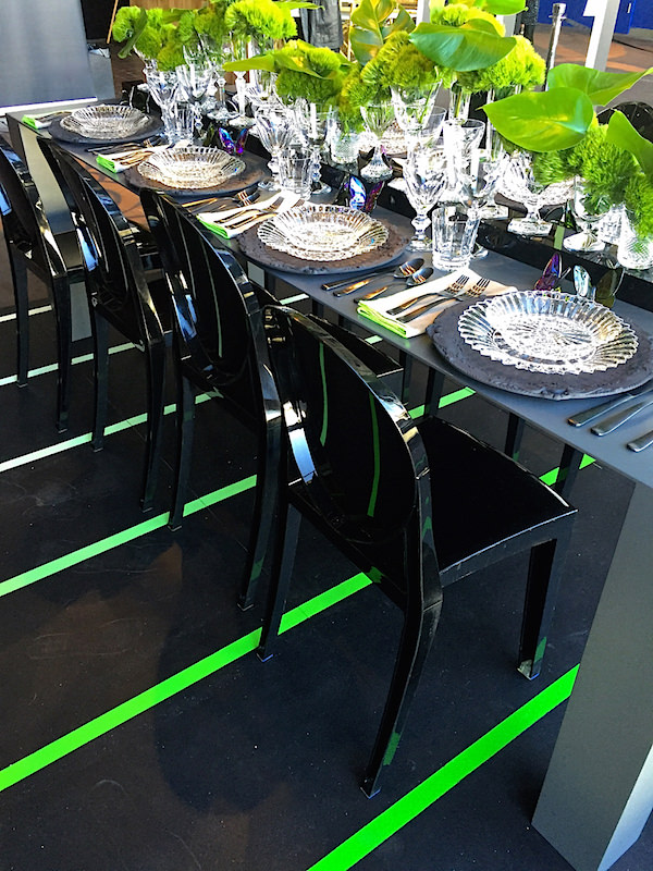going green with Baccarat at DIFFA Dining by Design