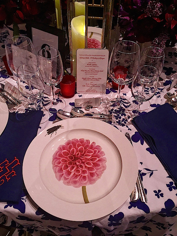 2016 Lenox Hill Neighborhood Gala Christopher Spitzmiller table