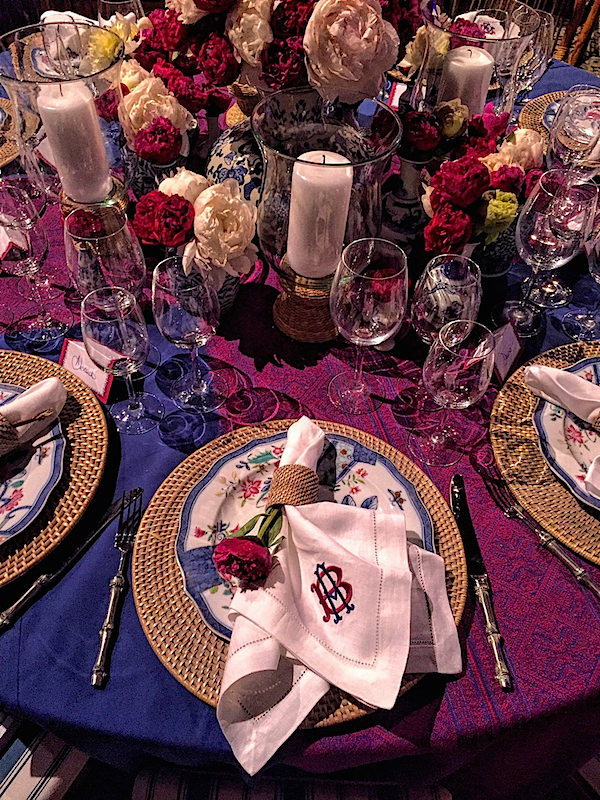 Alessandra Branca 2016 Lenox Hill Neighborhood House Gala table